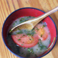クックIK4DS8☆'s cooksnap of when they made とうもろこしの芯を使ったトマトの味噌汁.