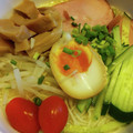 のりのり３'s cooksnap of when they made とりがらラーメン風♪冷やしそうめん.
