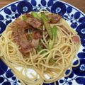 ＊＊まゆゆ＊＊'s cooksnap of when they made 簡単！ベーコンとアスパラの醤油マヨパスタ.