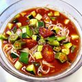 azbjbn's cooksnap of when they made たっぷりトマトのガスパチョそうめん.
