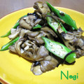 矢切のねぎちゃん's cooksnap of when they made 旬を食べよう☆オクラと豚の塩昆布炒め.
