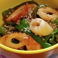 クックUH3NVG☆'s cooksnap of when they made ちくわとピーマンのめんつゆ炒め.