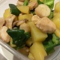 ちやちこ's cooksnap of when they made 鶏胸じゃが芋エリンギピーマンのうま炒め.