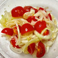azbjbn's cooksnap of when they made 和風が新しい!?トマト新玉ねぎ和え.