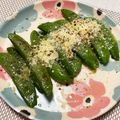 acac7's cooksnap of when they made 超簡単！絶品スナップエンドウ炒め.