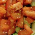 tsmitaka's cooksnap of when they made チンゲン菜とトマトの簡単サラダ.