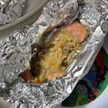 えりぱんな's cooksnap of when they made m秋鮭(生鮭)ときのこ味噌マヨホイル焼き.
