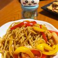 neo999x's cooksnap of when they made 子供も大好き！パプリカの甘辛焼きそば.