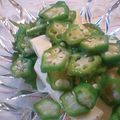 inyako's cooksnap of when they made オクラと山芋のねばねば和え！.