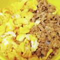 あや3069's cooksnap of when they made 離乳、幼児食✿1歳のランチ✿そぼろ2色丼.