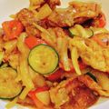 ogupi's cooksnap of when they made 夏野菜と鶏モモのカレー炒め.