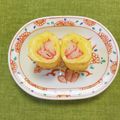 コムギ大好き's cooksnap of when they made お弁当にどうぞ。カニかま卵焼き.