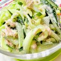 U☆kaoru's cooksnap of when they made きゅうり大量消費★簡単ツナマヨサラダ.