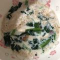 ふーちゃんとエレビー's cooksnap of when they made 朝ごはんに★オートミールの腸活★豆乳雑炊.