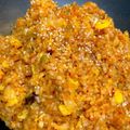 やよい・M's cooksnap of when they made ●キムチ玉子チャーハン●.