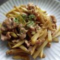 TYSK's cooksnap of when they made 牛薄切り肉とじゃがいものバター醤油炒め.