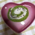 ♡crew♡'s cooksnap of when they made 簡単！ふわっふわ〜な♪抹茶シフォンロール.
