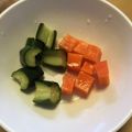 目玉のオカン's cooksnap of when they made 角切りきゅうり&人参&セロリのピクルス.