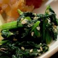MULA's cooksnap of when they made ほうれん草のハチミツ醤油和え.