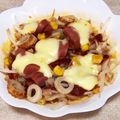 ｓｉｏ's cooksnap of when they made ✿もやしだけ～✿レンジｄｅ簡単ピザ♡♡.
