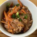 dollyj's cooksnap of when they made フライパン１つ【春雨と豚挽肉の中華炒め】.