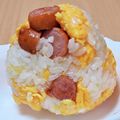 yukoko☆'s cooksnap of when they made ソーセージと卵のおにぎり.
