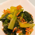 santos's cooksnap of when they made ほうれん草のアミエビ(桜えび)和え.