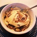Poraccia's cooksnap of when they made HMなし★マグカップケーキ★簡単材料3つ.