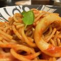 ★ゆきんこっち☆'s cooksnap of when they made 海老とイカのトマトソースパスタ.