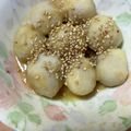 黄金の輝き亭's cooksnap of when they made レンジで簡単♡里芋のゴマ味噌和え.