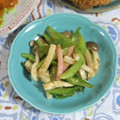 mmameco's cooksnap of when they made モロッコいんげんとちくわの田舎炒め.