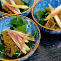 ルぴあ's cooksnap of when they made 茗荷とわかめのもずく酢和え.