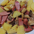 ナーちゃん's cooksnap of when they made ウインナーとポテトのきのこ炒め.