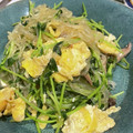 真観子さん's cooksnap of when they made 簡単ヘルシー♪豆苗と春雨の卵炒め.