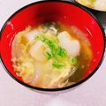 みぽぽ37's cooksnap of when they made 玉ねぎと麩のかき玉汁.
