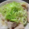 momosuan's cooksnap of when they made 松屋完全コピーのネギ塩豚カルビ丼.