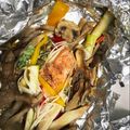 にゃんちゅうちゃ's cooksnap of when they made ヘルシオで海鮮とお野菜のホイル焼き.