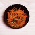 アクセル☆'s cooksnap of when they made 人参と水菜のシャキシャキきんぴら☆.