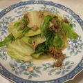 週末だけの調理人！'s cooksnap of when they made 牛肉とレタスの炒め・中華風に♪.