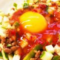 チビクウ's cooksnap of when they made 簡単！納豆に胡瓜鰹節スイートチリソース.