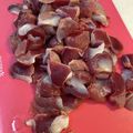 yu🐓's cooksnap of when they made 砂肝を食べやすく！.