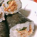KAORULALA's cooksnap of when they made 大葉と納豆の細巻寿司.