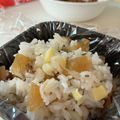 まじゅじゅ's cooksnap of when they made チーズと福神漬けのおにぎり.