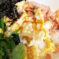 67luna's cooksnap of when they made 保育園給食★鮭の三色丼.