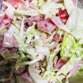 黒豆にゃんこ☆'s cooksnap of when they made *レタスとトマトとハムの簡単サラダ*.