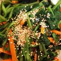 saki1010's cooksnap of when they made 保育園のほうれん草～プラス味付け海苔♪.