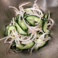 クックPTI1QV☆'s cooksnap of when they made きゅうりともやしのザーサイ和え.