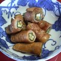そうたっく's cooksnap of when they made ＊オクラの豚肉巻き巻き～ウマいタレ焼き＊.