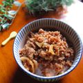 haruku221's cooksnap of when they made 【楽めし】豚そぼろ蓮根.