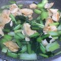 さおりん@料理特訓中's cooksnap of when they made ささみと小松菜のオイマヨ炒め.